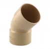 Coude 45° M/F PVC Sable 50