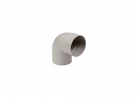 Coude 87° M/F PVC Gris 80