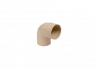 Coude 87° M/F PVC Sable 80