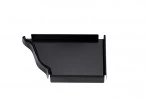 Fond Droit Gouttière Aluminium Noir G300