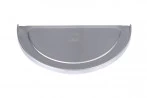 Fond Zinc Dev 33 Emboitable Réversible Pour Gouttière Zinc Demi-ronde Dev 33