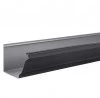 Gouttière Aluminium Noir Sablé 2100 G300 - 4 Mètres
